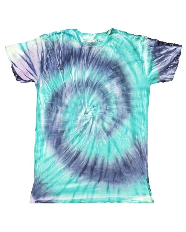 Adult Tie Dye Short Sleeve T-shirt - "Spiral and Various Collection"