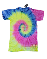 Adult Tie Dye Short Sleeve T-shirt - "Spiral and Various Collection"