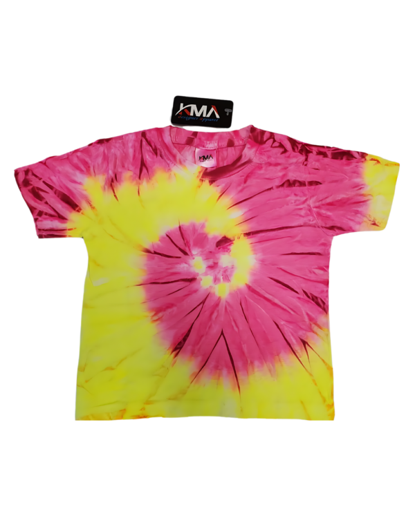 Toddler Tie Dye Short Sleeve T-shirt - "Spiral and Various Collection"