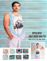 Adult Tie Dye Tank Top - "Spiral and Various Collections"