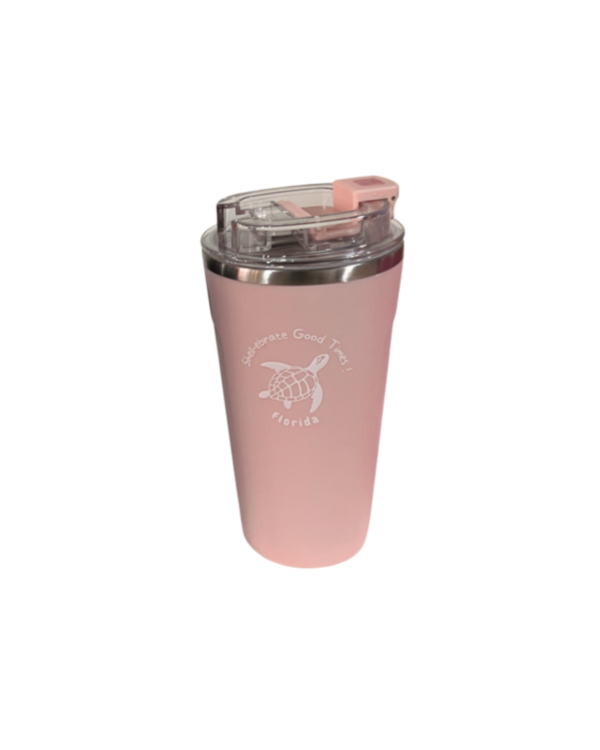 12oz Turtle Stainless Steel Vacuum Insulated Tumbler with Lid, Hot & Cold.