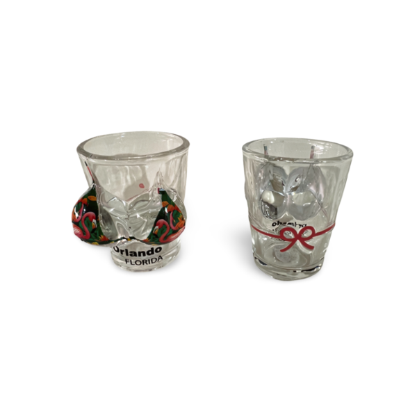 Orlando Florida Boob Shot Glass - "Flamingo Design"