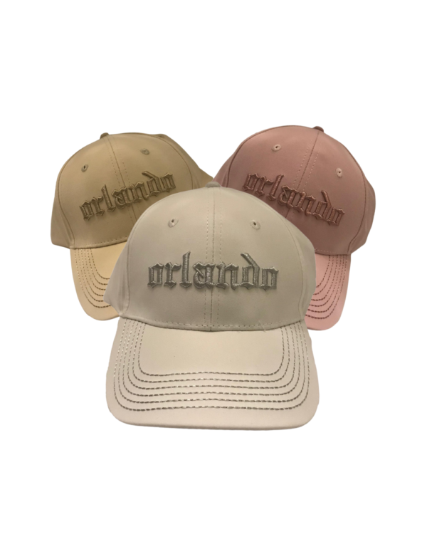 Orlando 100% Cotton Cap – (Khaki, Rose, Beige)
