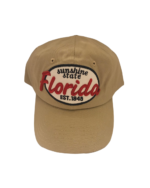 Florida 100% Cotton Cap – “Sunshine State Florida EST. 1845” (Beige, Black, Grey, Khaki)