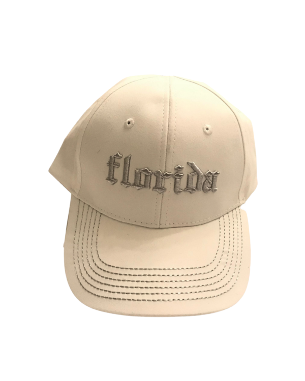 Florida 100% Cotton Cap – (Cream, White, Black, Navy Blue)