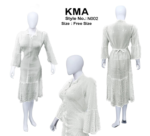 White Mesh Shirt Dress – Boho Collared Button-Down Cover-Up