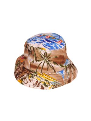 Hawaiian Bucket Hat 'BOAT NAVY'